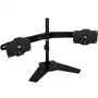 SilverStone SST-ARM23BS-L - Uchwyt na dwa monitory - czarny