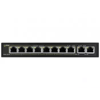 PULSAR SG108 przełącznik sieciowy Gigabit Ethernet (10/100/1000) Power over Ethernet (PoE) Czarny