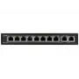PULSAR SG108 przełącznik sieciowy Gigabit Ethernet (10/100/1000) Power over Ethernet (PoE) Czarny