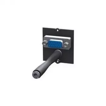 Bachmann Custom module - Modulares Faceplate-Snap-In - HD-15, Mini-Phone Stereo 3,5 mm - Czarny (917.045)
