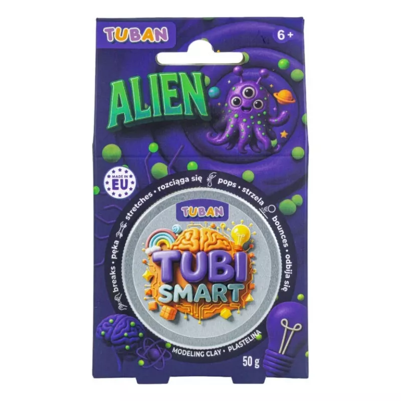 Modelina TUBAN Tubi Smart – Alien, fioletowa, 50 g