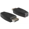 DeLOCK - Adapter DisplayPort - DisplayPort (M) na Mini DisplayPort (W) - Czarny