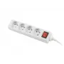 Listwa zasilająca Lanberg PS1-04E-0150-W 1,5 m 4 gniazda AC Do użytku wewnętrznego Biała