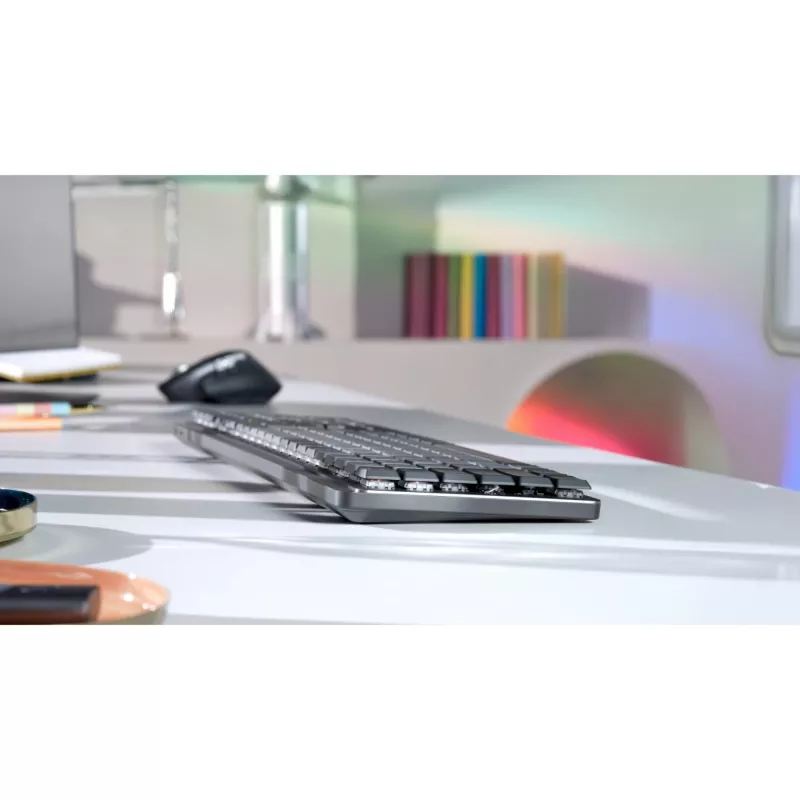 Logitech MX Mechanical Wrls ILLUM. Keyb - Graphite - UK - Emea (920-010756)