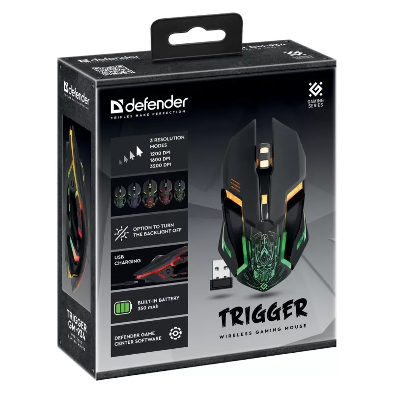 Bezprzewodowa mysz gamingowa TRIGGER GM-934
