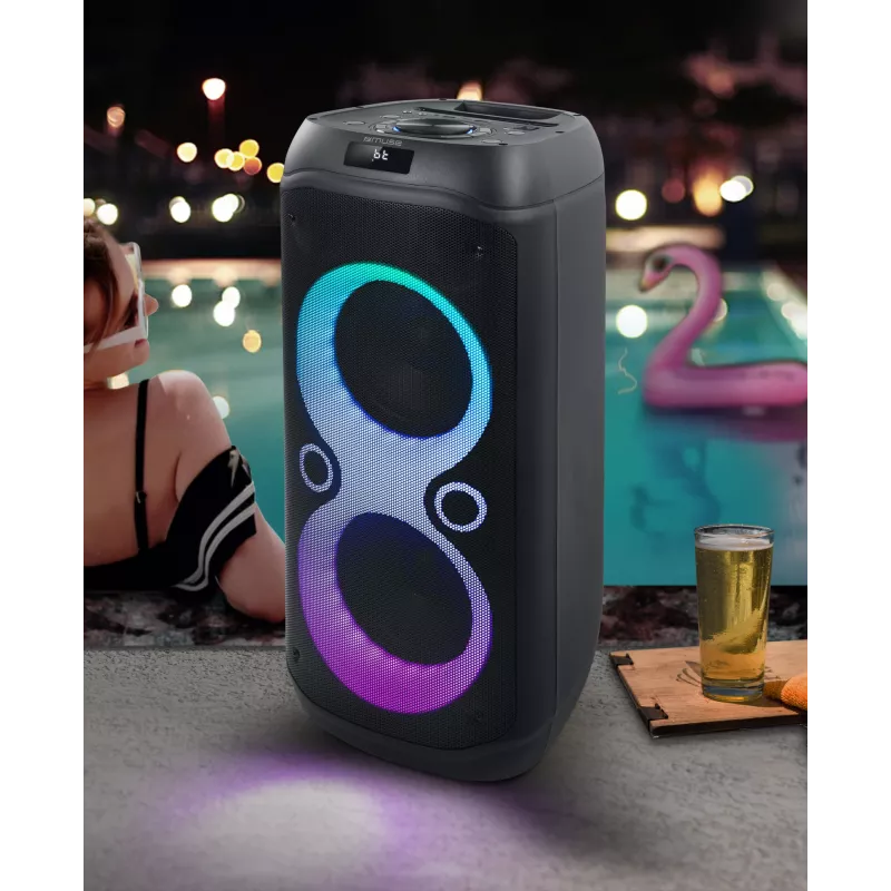 Muse M-1937 DJ przenośny głośnik imprezowy Czarny 600 W