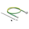 DeLOCK 19-inch Keystone Patch Panel 48 portów z odciążką 2U kątowy czarny