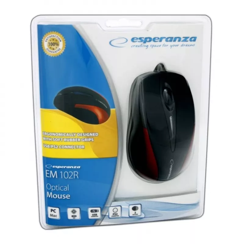 Mysz optyczna SIRIUS EM102R USB
