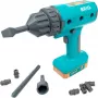 Wkrętarka akumulatorowa zabawka BRIO Builder model 63460000 — realistyczny wygląd, zasilane bateryjnie narzędzie do zabawy