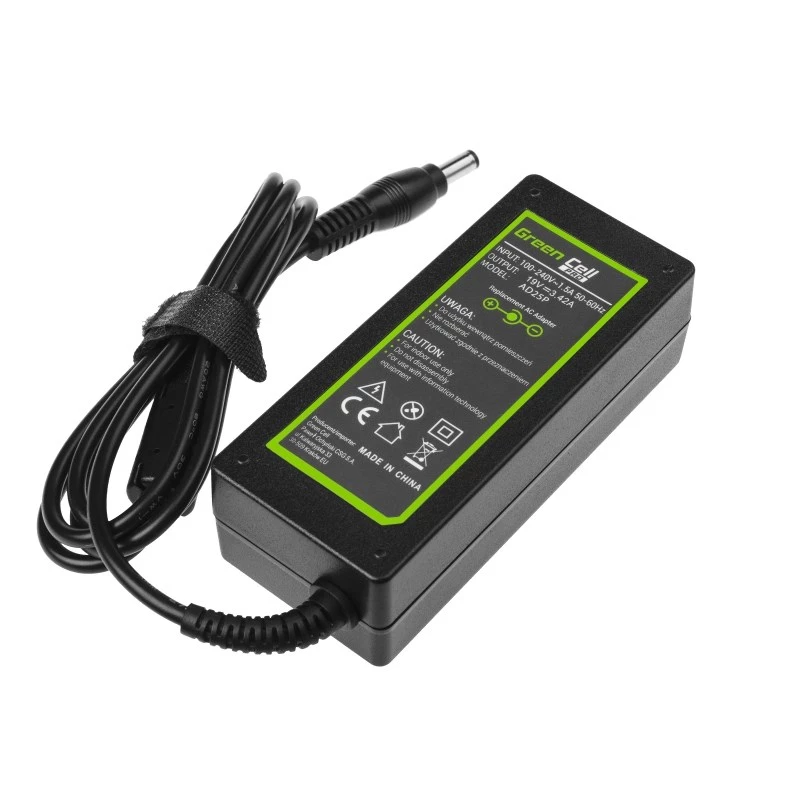 Zasilacz/przetwornica zielony Cell AD25P do użytku wewnętrznego 65 W czarny