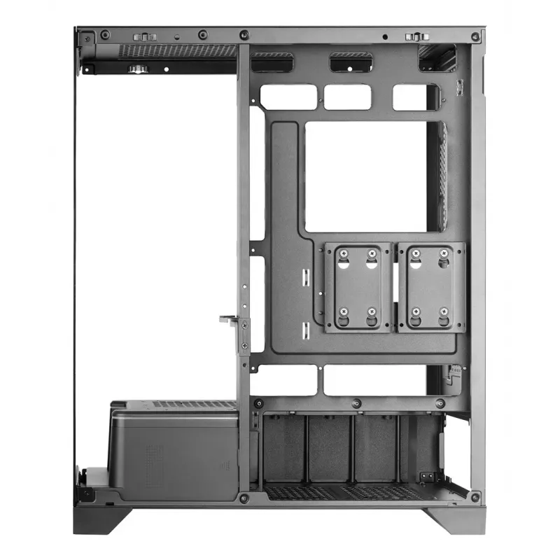 TACENS Mars Gaming MCPRISMA Midi Tower PC case, Czarny, tempered glass, supports ATX/Micro-ATX/Mini-ITX, 2x3.5 inch + 2x2.5 inch bays