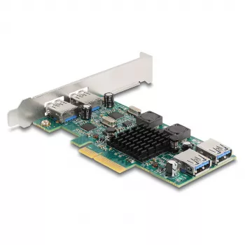 DeLOCK Karta PCI Express x4 2 x USB 5 Gb/s Typu A 2 x wewnętrzne USB