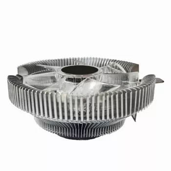 Chłodzenie powietrzne Gembird CPU-HURACAN-X40 — wentylator 90 mm, 800–1600 RPM, obsługa LGA 775, przezroczyste