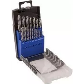 Zestaw wierteł c.k tools T3103 — HSS, 19 sztuk, DIN 338, chwyt cylindryczny