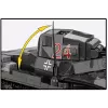 Zestaw konstrukcyjny Cobi Panzer I Ausf. B – 654 elementy, szczegółowy model czołgu