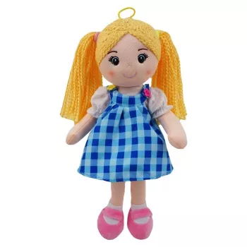 TULILO Basia lalka szmaciana 35 cm miękka zabawka z tkaniny dla dzieci
