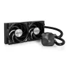 Montech HyperFlow Silent 240 Chłodzenie procesora All-in-one chłodnica cieczy 12 cm Czarny 1 szt.