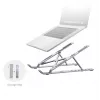 Podstawka pod laptopa UNITEK OT155SL srebrna aluminiowa, regulacja pochylenia 13-41°
