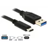 Kabel USB DeLOCK 0.5m USB3.1-C/USB3.1-A
