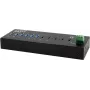 EXSYS GmbH 10-Port USB 3.2 Gen 2x1 Metal HUB, 4x USB-C + 6x USB-A (EX-12280HMS)