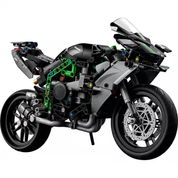 Model motocykla LEGO Technic Kawasaki Ninja H2R 42170 — replika w skali 1:1, 643 elementy, instrukcja, dla wieku 10+