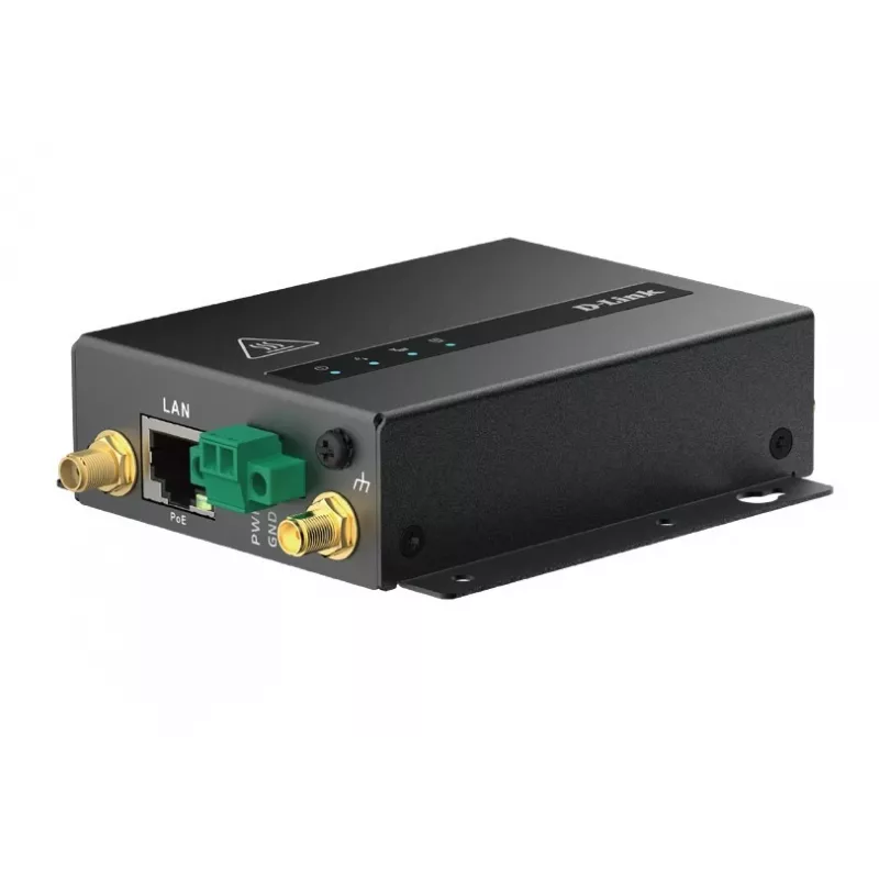 D-Link 5G M2M VPN PoE+ Modem Router, RJ45, Zewnętrzna, IEEE 802.3at, Czarny, 48 - 57 V, -30 - 70 °C