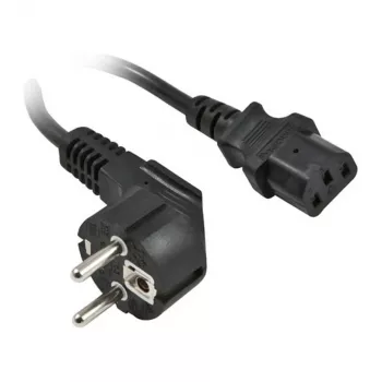Synergy 21 S215387 2m CEE7/7 Schuko C13 coupler Czarny przewód zasilający (S215387)
