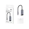 Adapter USB-C do Gigabit Ethernet Cudy UE10C, wtyk USB Type-C męski do gniazda RJ-45 żeńskiego, 10/100/1000 Mbps, obudowa aluminiowa