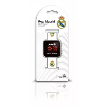 Kids Euroswan Watch LED Real Madrid RM00016 z kalendarzem, cyfrowy wyświetlacz dla dzieci