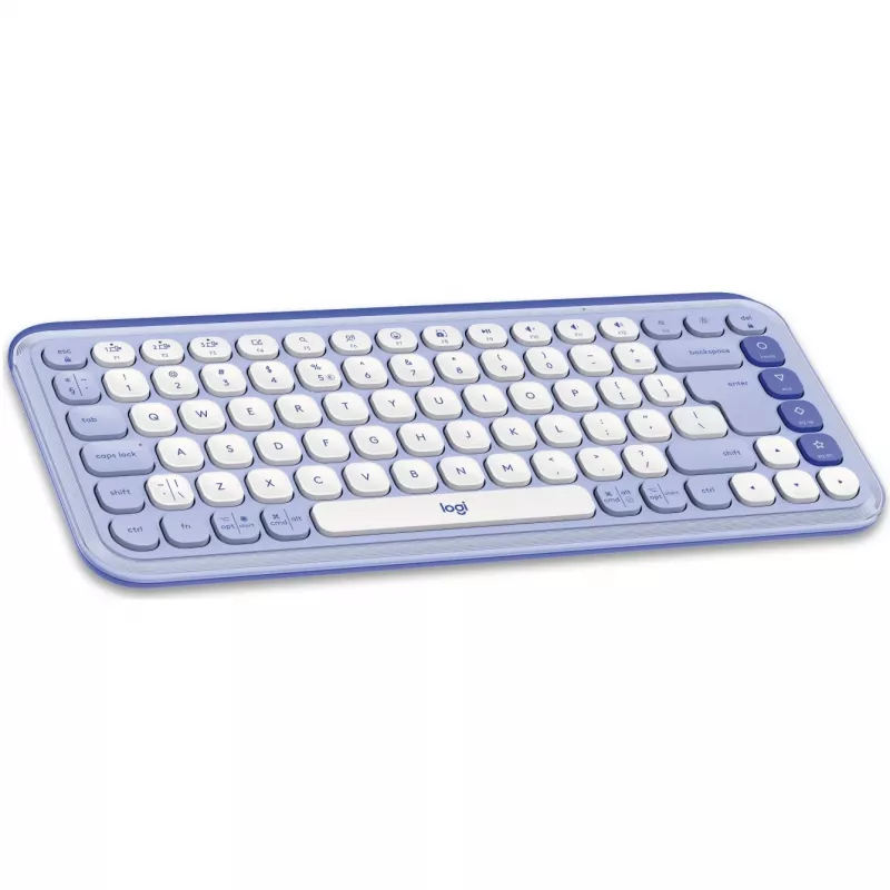 Logitech Klaviatūra Logitech POP ICON KEYS OFF White Lilac US