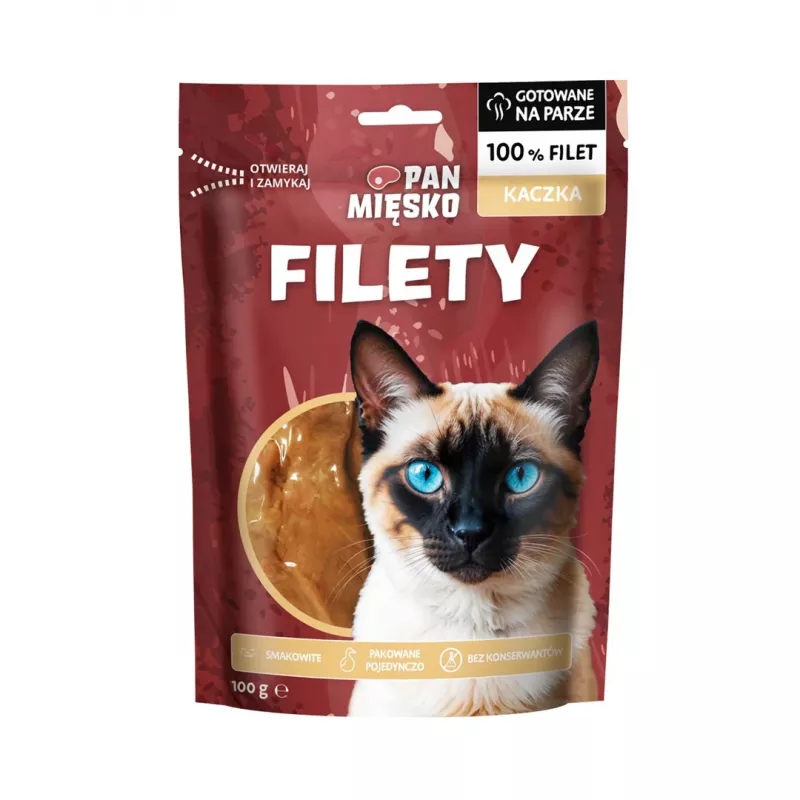 Cat treat Pan Mięsko Duck Fillets 100 g
