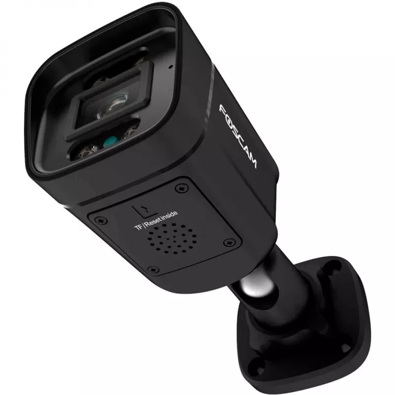 Kamera monitoringu Foscam V8EP Czarna 8MP (3840x2160), PoE, wbudowany reflektor i syrena