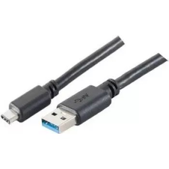 Kabel USB ShiverPeaks BS77141-1.0 USB 3.2 Gen 1 1m USB C USB A czarny