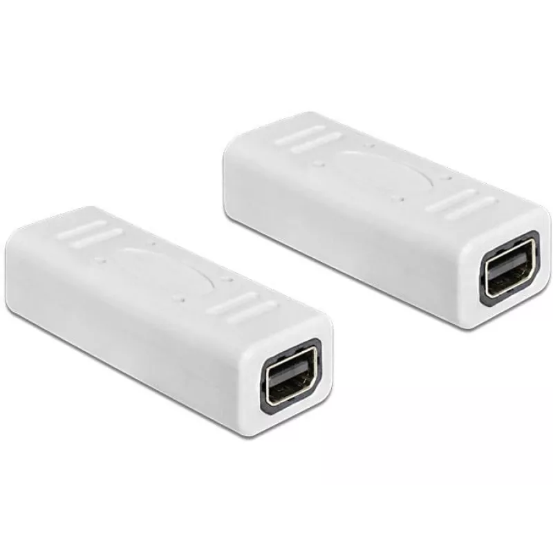 adapter złącza złącza kabla DeLOCK 65450 Mini DisplayPort biały