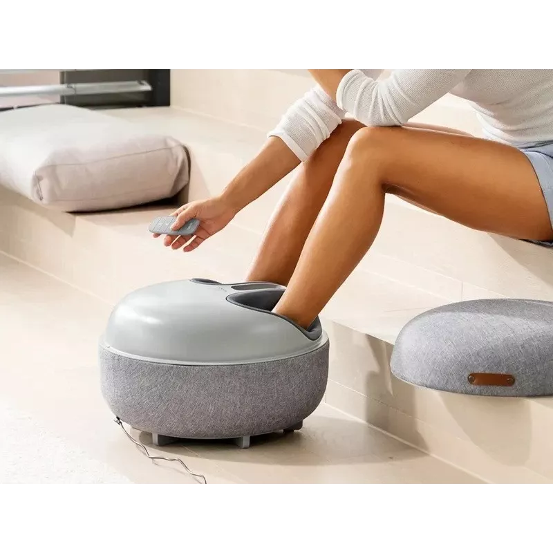 Masażer do stóp Beurer Shiatsu FM 120 2-w-1 szary — elektryczny masażer stóp i kostek, rolki shiatsu, regulowana intensywność