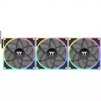 Wentylator obudowy/procesora THERMALTAKE TOUGHFAN EX 140 ARGB Sync 3Pack — 140 mm, wysoki przepływ powietrza, niski poziom hałasu