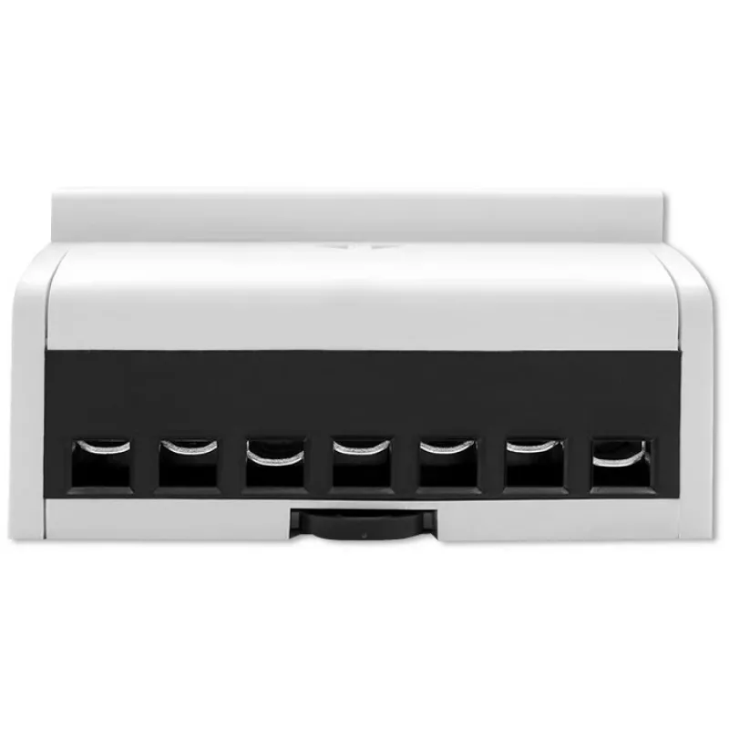 Qoltec Trójfazowy Dwukierunkowy Licznik Elektroniczny | Licznik energii na szynę DIN | 400V | 100A | LCD | 4P