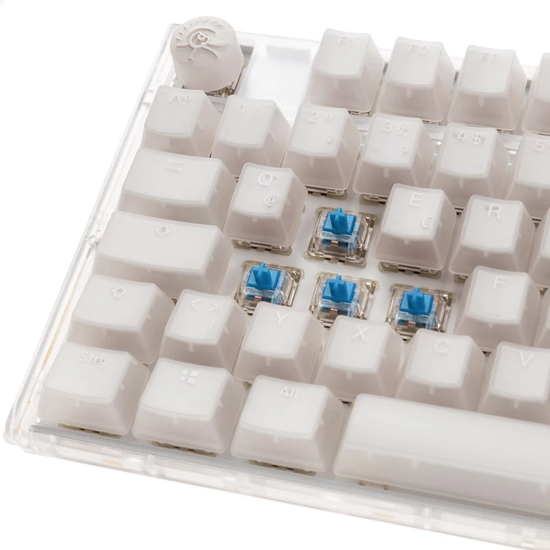 Klawiatura Ducky One 3 TKL, gaming, USB, QWERTZ, niemiecki, biała