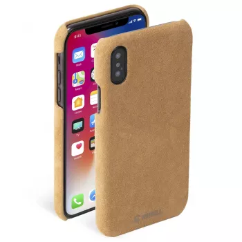 Cover Krusell Broby iPhone XS Max 16.5 cm (6.5 inch) Brązowy