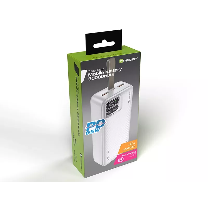 Tracer Blaze 30000 mAh 65 W, Biały