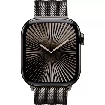 APPLE Watch Series 10 GPS + Cellular 42 mm koperta z tytanu w kolorze łupkowym z pętelką Milanese w kolorze łupkowym