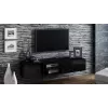 Cama szafka TV SIGMA1 180 czarny/czarny połysk
