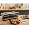 Elektryczny grill kontaktowy Tefal OptiGrill+ XL stal nierdzewna — duża pojemność, automatyczne programy gotowania