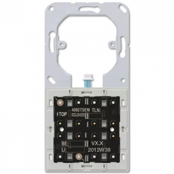JUNG 4092 TSEM Przełącznik elektryczny Przycisk 2P Czarny - Szary (4092TSEM)