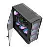 Obudowa komputerowa Darkflash DK431 Mesh, ATX, czarna