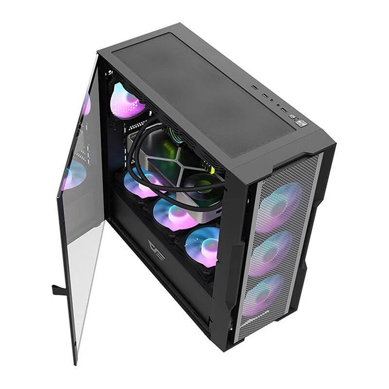 Obudowa komputerowa Darkflash DK431 Mesh, ATX, czarna