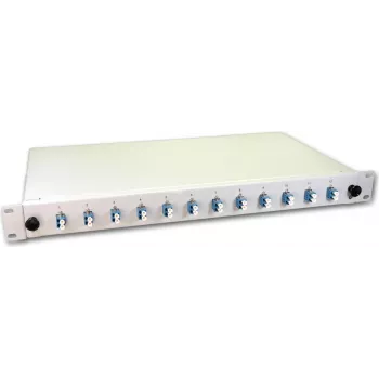 Lightwin LWL Splice Box, 24 włókna, 12x DLC Singlemode, 9/125µm OS2 G657.A1 Pigtail Splice Boxes (SPBOX 24E09 OS2 DLC)