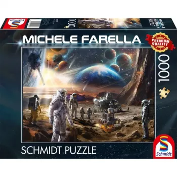 Michele Farella: Unendliche Welten - Raumfahrtmissionen, Puzzle 1000 elementów