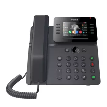 Telefon IP Fanvil V64 Czarny 12 linii LCD Wi-Fi