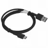 Kabel USB A na USB-C AUKEY CB-CD30 0,9 m — czarny, pleciony, USB PD 3.0, 0,48 Gbit/s